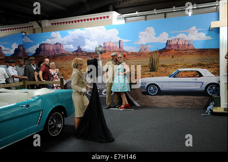 Goodwood Revival Festival der Geschwindigkeit 2014 Stockfoto