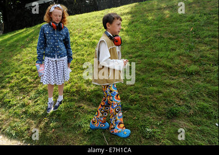 Goodwood Revival Festival der Geschwindigkeit 2014 Stockfoto