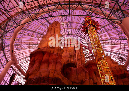 Im Adventuredome, Circus Circus Hotel and Casino, Las Vegas, Nevada, USA Stockfoto