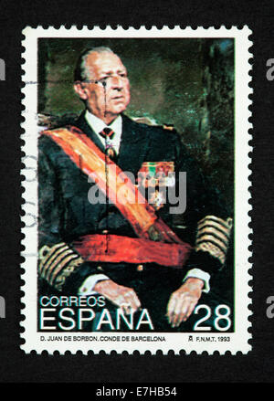 Spanische Briefmarke Stockfoto