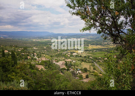 Luftbild der Region der Provence in Frankreich Stockfoto