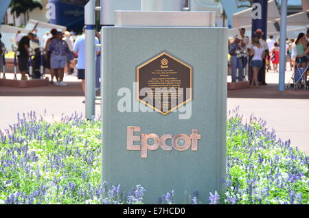 Epcot Center im Walt Disney World, Orlando, Florida, USA Stockfoto