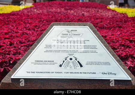 Epcot Center im Walt Disney World, Orlando, Florida, USA Stockfoto