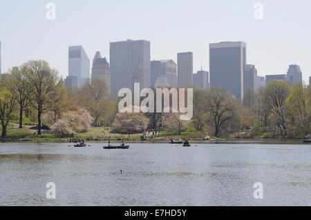 Frühling im Central Park Stockfoto