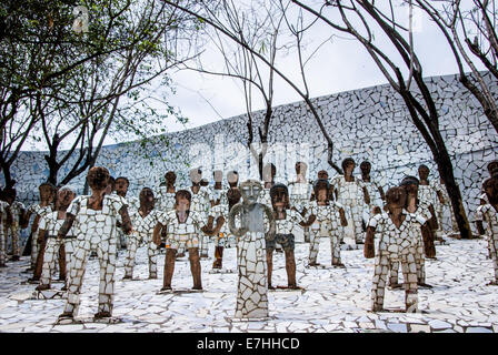 Nek Chand Steingarten in Chandigarh, Indien Stockfoto