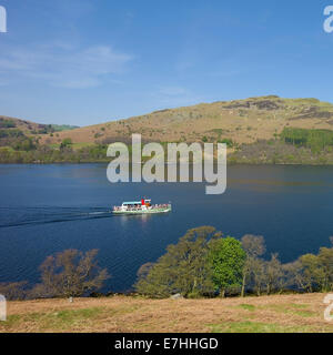 M.V Western Belle Kreuzfahrt auf Ullswater, englischen Lake District. Stockfoto