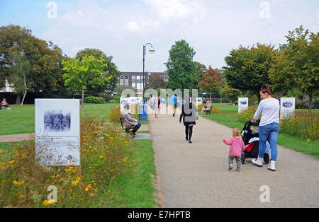 Crawley West Sussex UK - Memorial Gardens Stockfoto