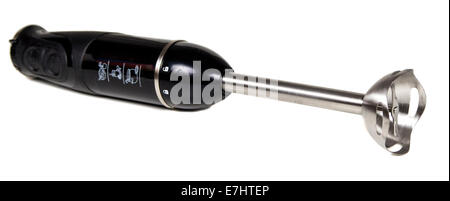 Kleine elektrische Mixer, isoliert auf weiss Stockfoto