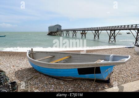 Rettungsstation Selsey Bill, Sussex Stockfoto