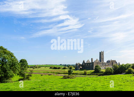 Quin Abtei, in der Nähe von Ennis, County Clare, Republik Irland Stockfoto