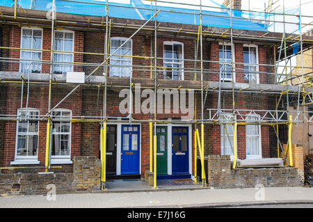 Gerüst auf Kosten des Hauses, London England Vereinigtes Königreich UK Stockfoto