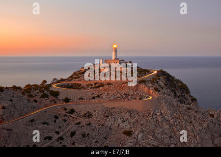Leuchtturm von Cap de Formentor.Majorca,Balearic Islands.Spain. Stockfoto