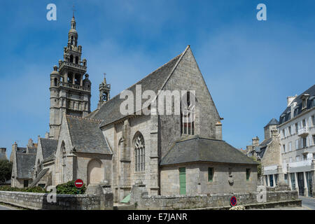 Kirche Notre-Dame de Croaz Batz, Roscoff, Bretagne, Frankreich Stockfoto