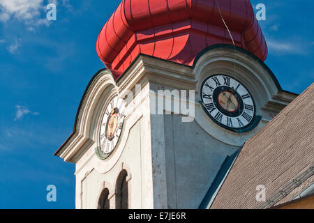 Österreich, Europa, Österreich, Salzburg, Nonn, Nonnberg, Kloster Nonnberg, Kirche, Religion, Kunst, Kultur, Kirchturm, Zwiebelturm, clo Stockfoto