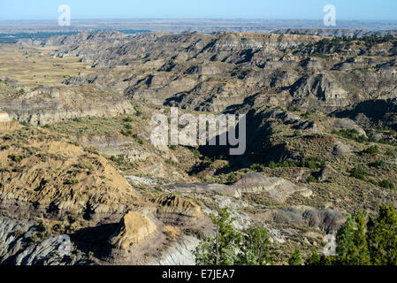 Makoshika, Landschaft, Felsen, State Parks, Montana, USA, USA, Amerika, Stockfoto