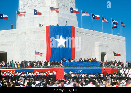 San Jacinto Feier, Houston, Texas Stockfoto