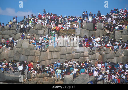 Inti Raymi, Inka, Cuzco, Cusco, Anden, Peru Stockfoto