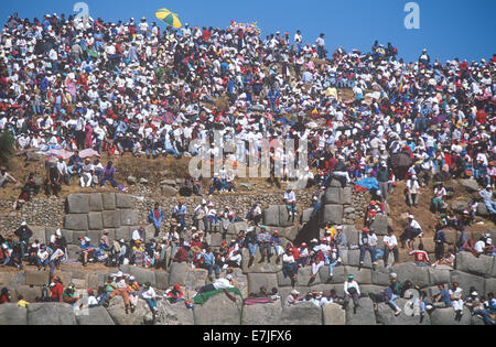 Inti Raymi, Inka, Cuzco, Cusco, Anden, Peru Stockfoto