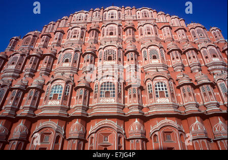 Hawa Mahal, Jaipur, Rajasthan, Indien Stockfoto