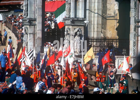 Palio, Siena, Toskana, Italien Stockfoto