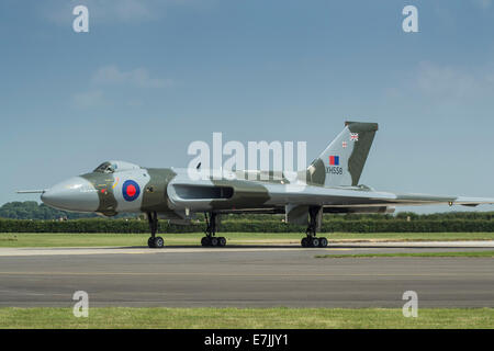 Avro Vulcan XH558 nuclear bomber Stockfoto