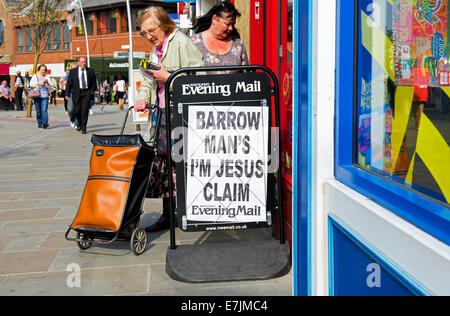 Dalton Road, Furness, Cumbria, England UK Stockfoto