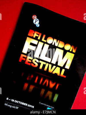 2014 BFI London Film Festival offizielle Programm, London Stockfoto