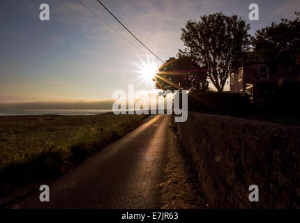 Hadrians Wall Path National Trail: Port Carlisle, Solway Firth, Cumbria Stockfoto