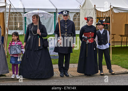 Lincoln UK, Steampunk-Festival: Am Wochenende in der Anstalt VI der "schönsten in der Welt" gefeiert Stockfoto