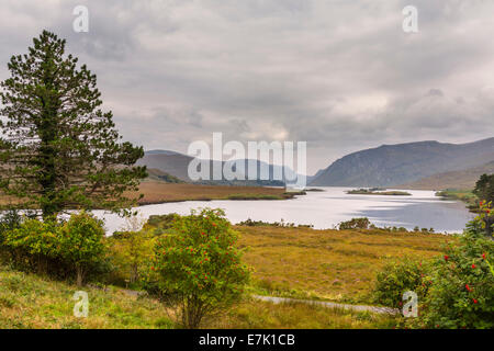 Lough Veagh bei Glenveagh National Park, County Donegal, Irland Stockfoto