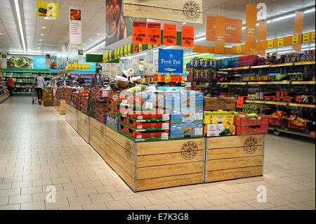 in einem Lidl-Geschäft, uk Stockfoto