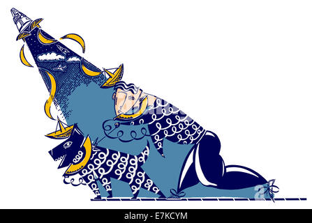 Kommunikation und Telekommunikation Illustration – digitale Konnektivität eine künstlerische Interpretation moderner Technologie und Kommunikationssysteme Stockfoto