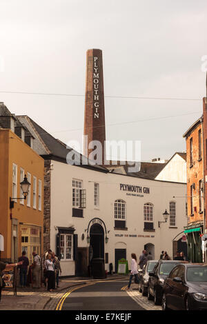 Plymouth Gin-Destillerie in Southside Street, The Barbican, Plymouth, Devon, England Stockfoto