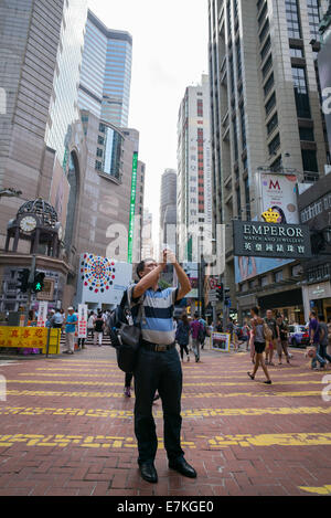 Belebten Times Square Shopping Center in Causeway Bay.  Beliebt bei Einheimischen und Touristen. Stockfoto