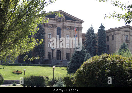 Die Nationalversammlung (Parlament) der Republik Armenien. Stockfoto