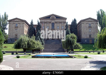 Die Nationalversammlung (Parlament) der Republik Armenien. Stockfoto