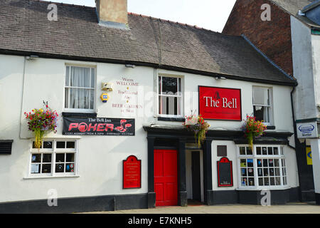 15. Jahrhundert The Bell Inn, Church Street, Oswestry, Shropshire, England, Vereinigtes Königreich Stockfoto