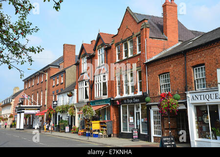 Kirchgasse, Oswestry, Shropshire, England, Vereinigtes Königreich Stockfoto