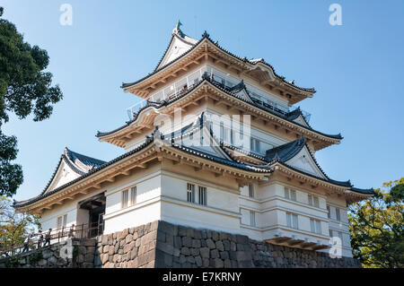 Odawara Castle ist eine Hirayama-Stil japanische Burg in Odawara, Japan. Stockfoto