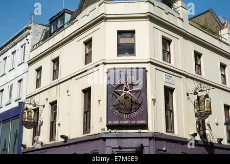 Pubs und Restaurants in der Dean Street Stockfoto