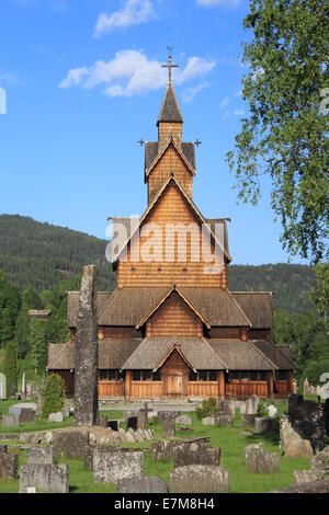 Tveitanbakkane-Stabkirche in Norwegen Stockfoto