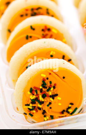 Generische Herbst Cookies von lokalen Supermarkt. Stockfoto