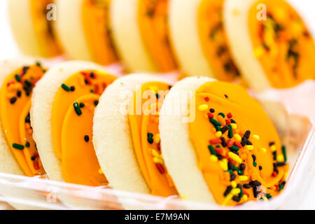 Generische Herbst Cookies von lokalen Supermarkt. Stockfoto