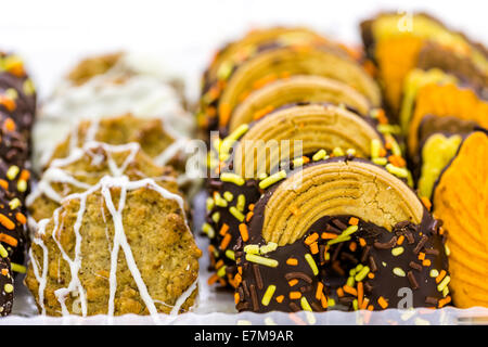 Generische Herbst Cookies von lokalen Supermarkt. Stockfoto