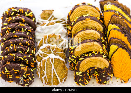 Generische Herbst Cookies von lokalen Supermarkt. Stockfoto
