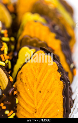 Generische Herbst Cookies von lokalen Supermarkt. Stockfoto
