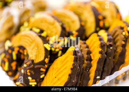 Generische Herbst Cookies von lokalen Supermarkt. Stockfoto