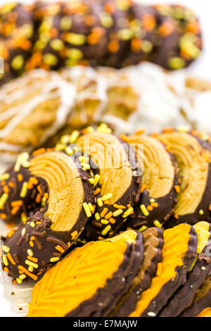 Generische Herbst Cookies von lokalen Supermarkt. Stockfoto