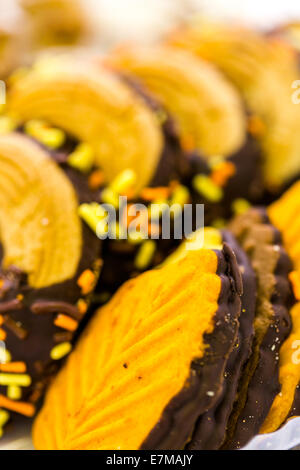 Generische Herbst Cookies von lokalen Supermarkt. Stockfoto