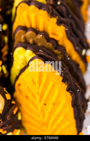 Generische Herbst Cookies von lokalen Supermarkt. Stockfoto